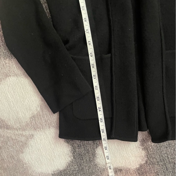 TALBOTS Black Open Cardigan Size Small - Picture 4 of 8